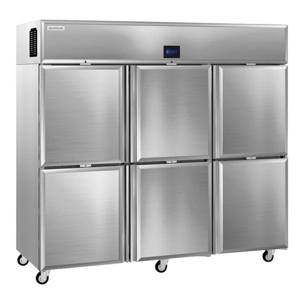 Delfield GAR3P-SH Specification Line Three-Section Half Door Reach-In Refrigerator