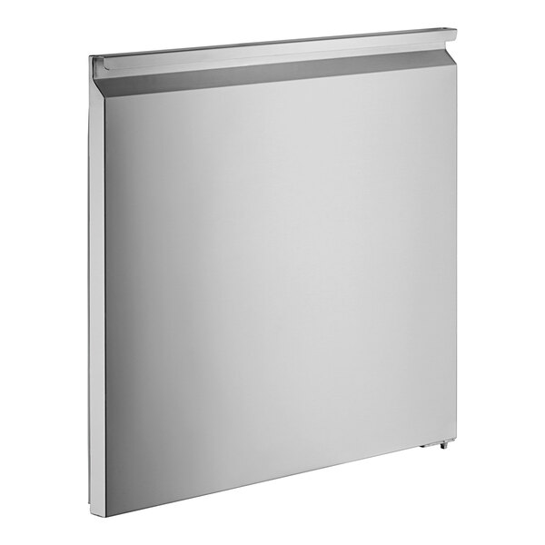 A silver rectangular Avantco door with a metal frame.