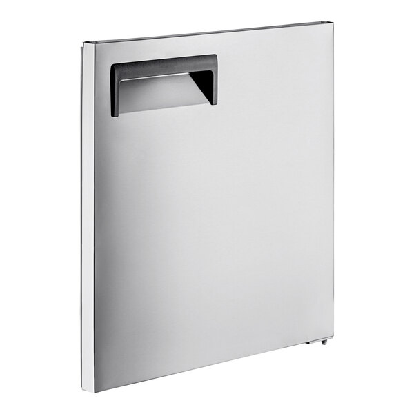 An Avantco aluminum solid door with a handle.
