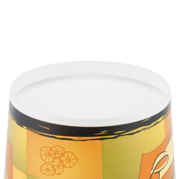 Huhtamaki Chinet 60464 64 oz. Streetside Print Double-Wall Poly Paper ...