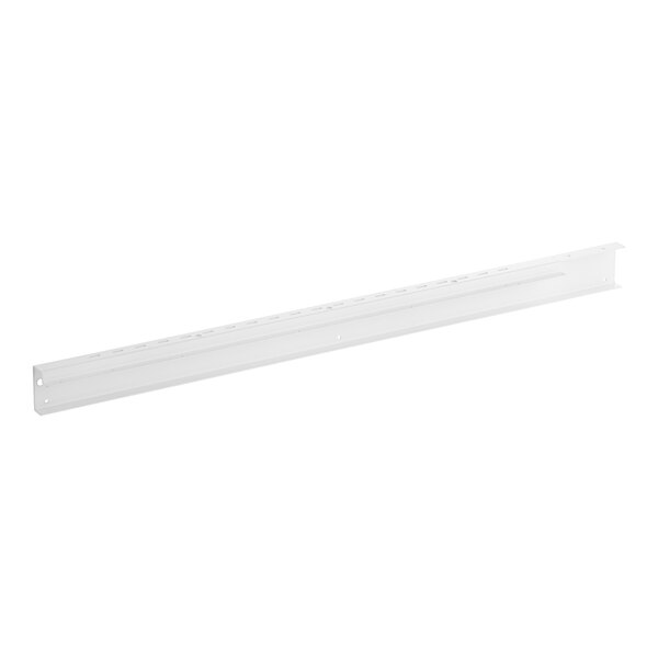 A white rectangular pilaster with a long handle on the left side.