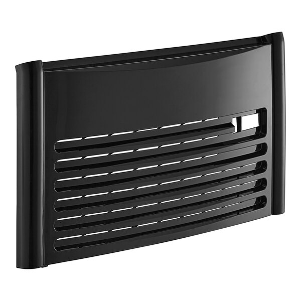 A black front grill for Avantco refrigeration.