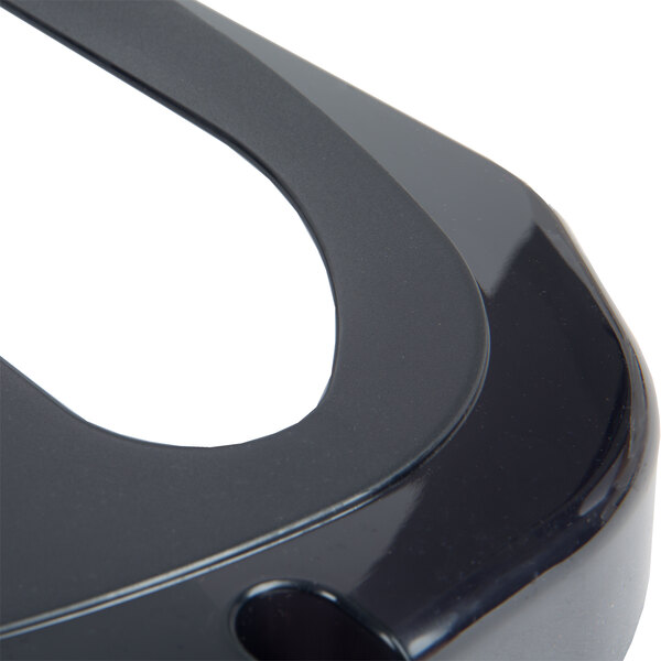 San Jamar TS510TBK Toilet Seat Cover Dispenser Black Pearl