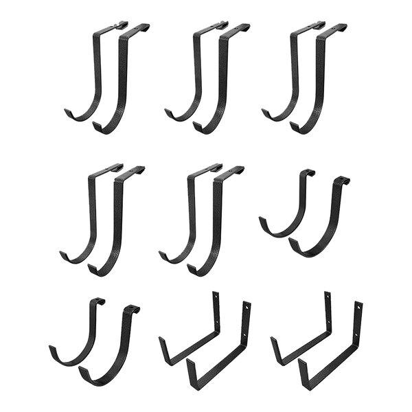 SafeRacks Gray 18Piece Hook Accessory Package