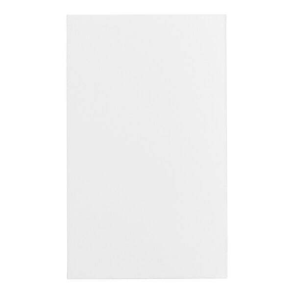 A white rectangular object with a white background.