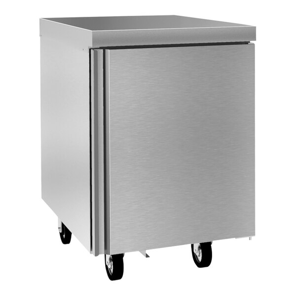 Delfield 4424NP 24 1/8" Flat Top Undercounter Refrigerator with 1 Door