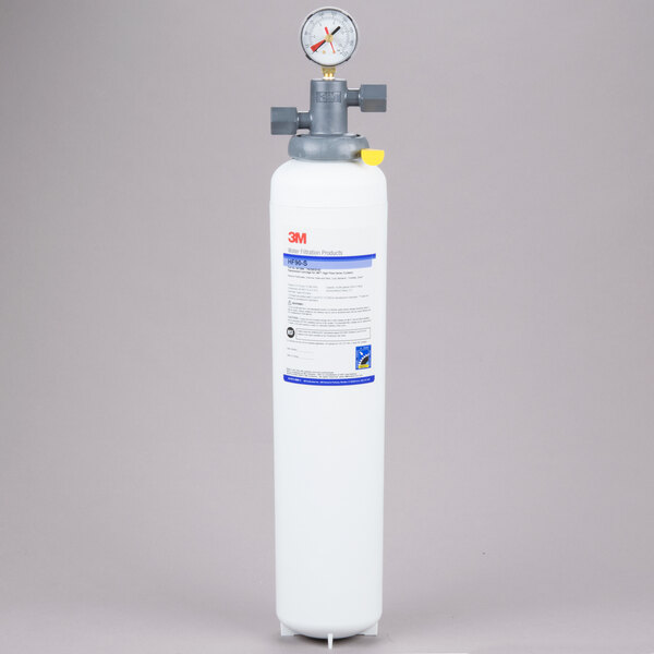 3M Water Filtration Products ICE190-S Single Cartridge Ice Machine Water Filtration System - 0.2 Micron Rating and 5 GPM