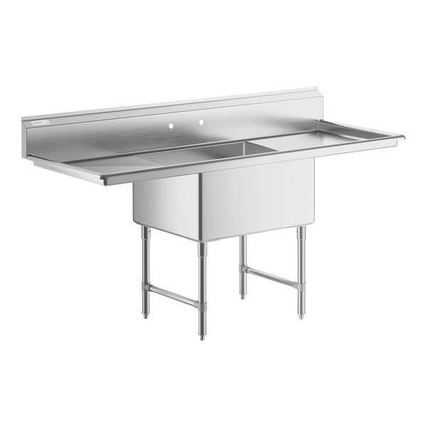 Regency Spec Line 78" 14 Gauge Stainless Steel One Compartment