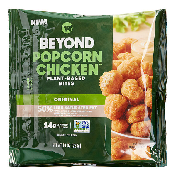 Beyond Meat PlantBased Vegan Popcorn Chicken 10 oz. 8/Case
