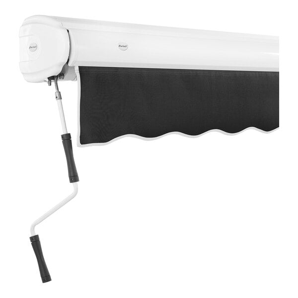Awntech Key West 12' Black HeavyDuty Manual Retractable Patio Awning