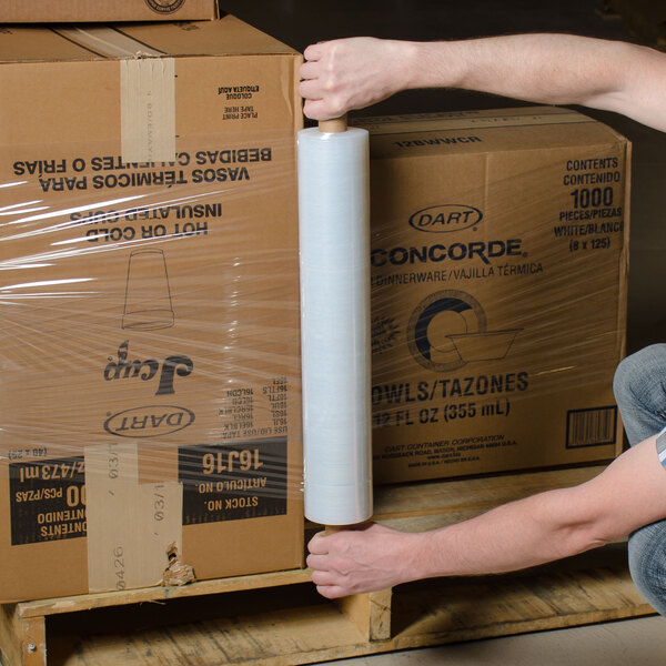 20" x 1000' Pallet Wrap Film / Stretch Film 70 Gauge 4/Case