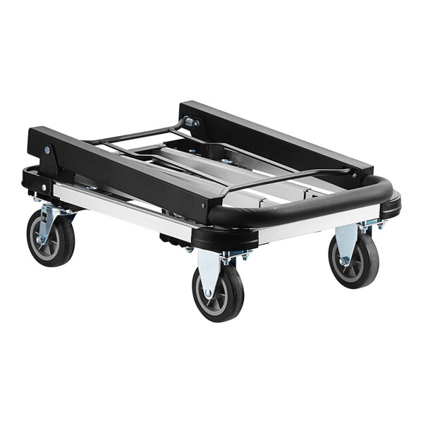 Vestil Aluminum Folding Handle Platform Truck - Single Handle, 600-Lb. Capacity, 48in.L X 24in.W