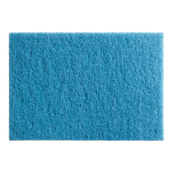A Lavex blue cleaning floor machine pad.