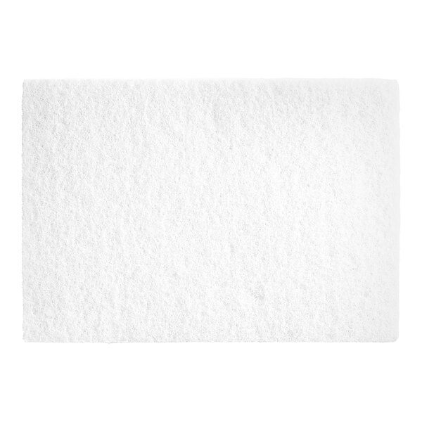 A white rectangular Lavex polishing pad on a white background.