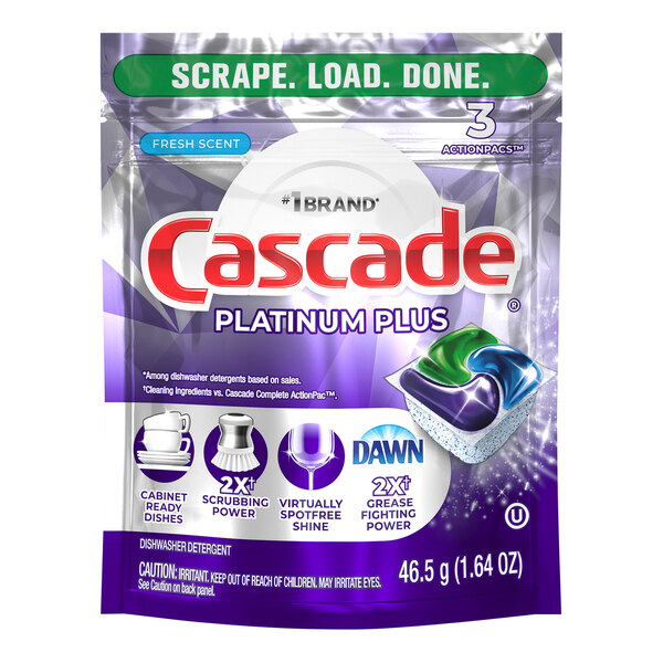 Cascade Complete All-in-1 ActionPacs Dishwasher Detergent reviews in  Kitchen Cleaning Products - ChickAdvisor