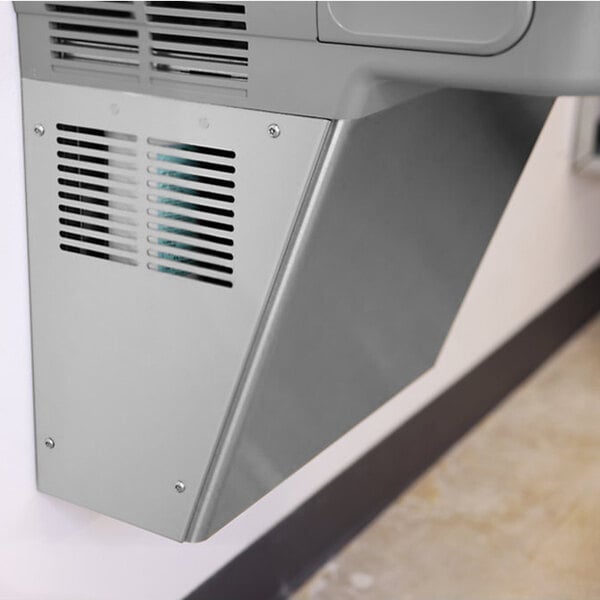 An Elkay retrofit maintenance kit with an access panel for a drinking fountain.