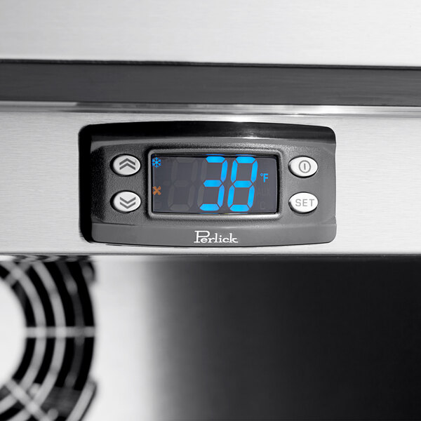 Perlick HB24RSBSSTK 24" Black ADA Compliant Single Door Undercounter