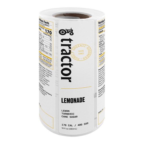 Tractor Lemonade 16 oz. Bottle Label 200/Roll