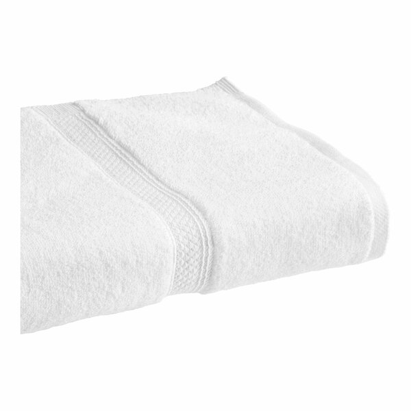 1888 Mills Magnificence 35" x 70" White 100 Pima Cotton Bath Sheet 24