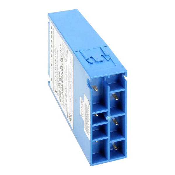 An American Range 6 point spark module with blue and white rectangular connectors.