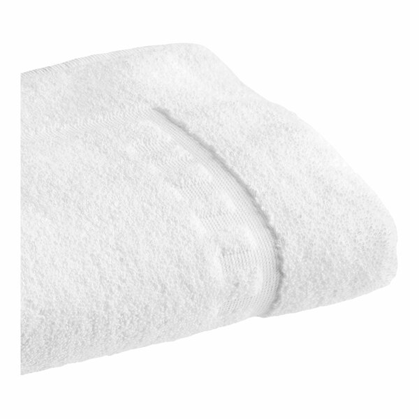 1888 Mills Magnificence 21" x 36" White 100 Pima Cotton Bath Mat 12 lb