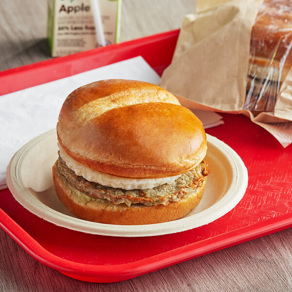 Grand Prairie Smoky Bistro Chicken Sausage and Egg Brioche Sandwich 5.7