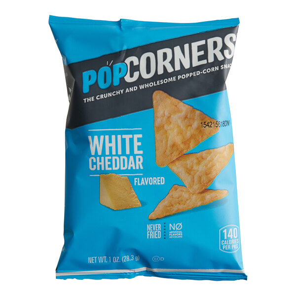 Popcorners White Cheddar Chips 1 oz. 64/Case