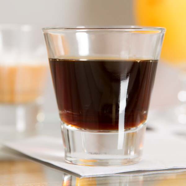 Libbey 15733 Endeavor 3.75 oz. Customizable Shot Glass / Espresso Glass