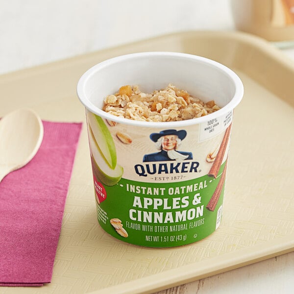 Quaker Oats Instant Oatmeal Cup Maple Brown Sugar