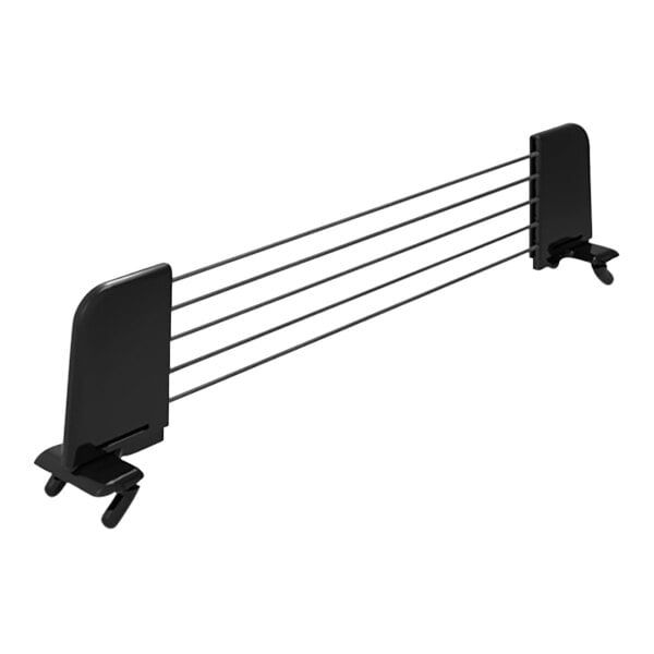 Black Adjustable Depth Gondola Shelf Dividers