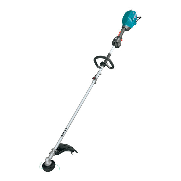 A close-up of a Makita string trimmer attachment.