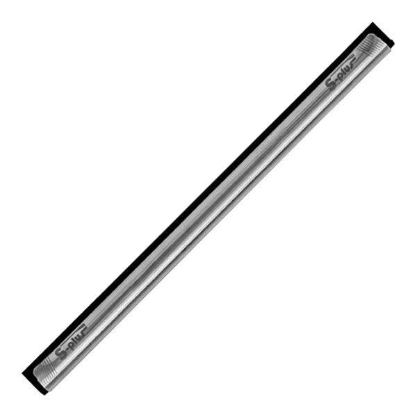 A silver metal Unger Squeegee Channel with black rubber.