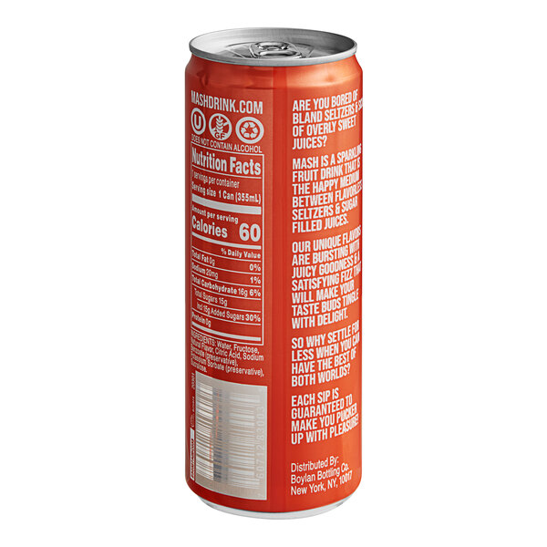 Boylan Bottling Co. Mash Ripe Mango Blood Orange Sparkling Fruit