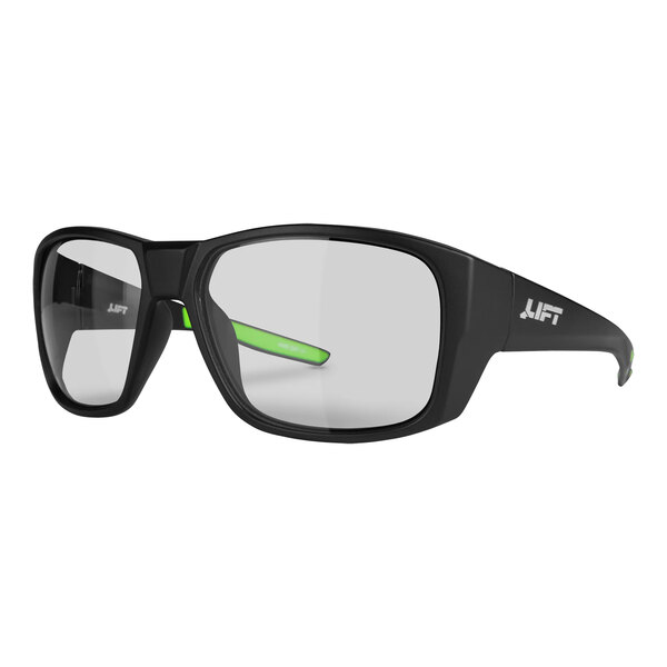 Lift Safety Vanguard safety glasses with a matte black frame and clear lens.