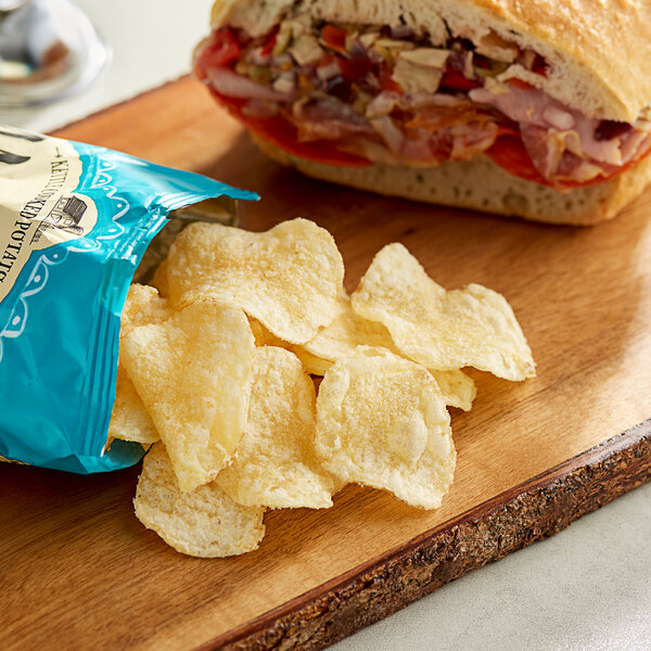 Miss Vickie's Sea Salt & Vinegar Kettle Potato Chips 1.375 oz. 64/Case