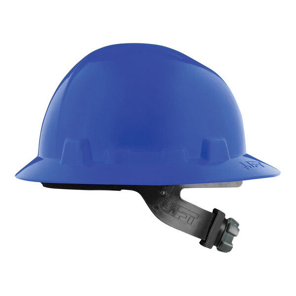 Lift Safety Briggs Blue 4Point Ratchet Suspension Full Brim Hard Hat