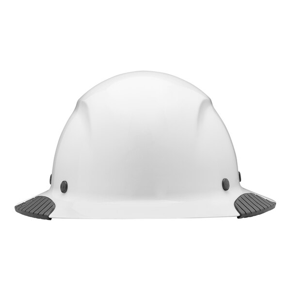 Lift Safety Dax Gloss White Fiber Resin Full Brim Hard Hat HDF15WG
