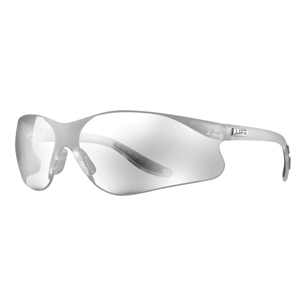A pair of Lift Safety Sectorlite safety glasses with clear lenses.