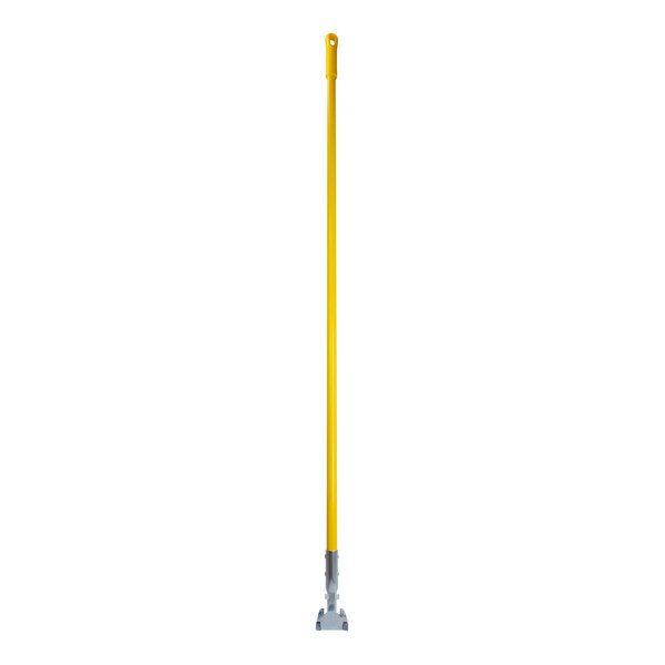Carlisle 362113EC04 60" Yellow Fiberglass Dust Mop Handle
