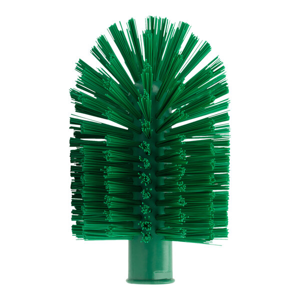 A Carlisle Sparta green brush with long bristles.