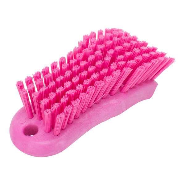 Weaver Leather Palm-held Fine Curry – Mit Kleinen Gummiborsten, Grau/rosa