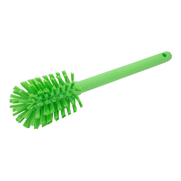 Carlisle Sparta 12" Lime Carafe and Server / Bottle Cleaning Brush 2 3/4" Bristle Diameter