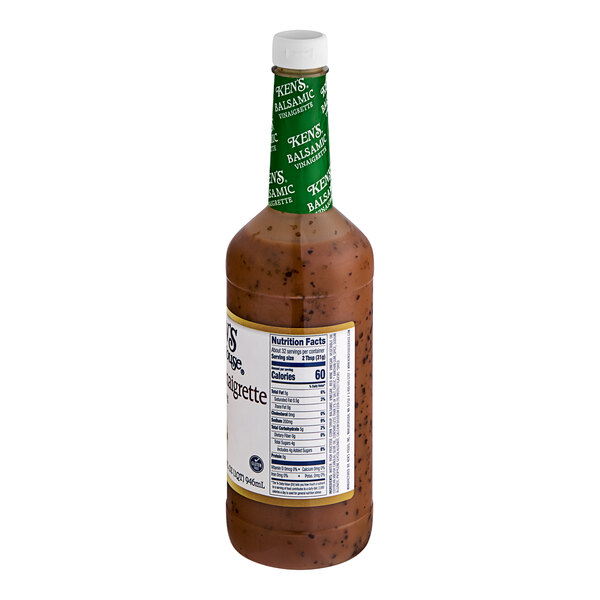 Ken's Foods Balsamic Vinaigrette 32 fl. oz. 6/Case