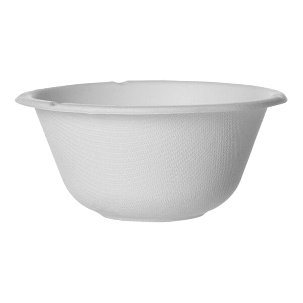 A white bowl with a white background.