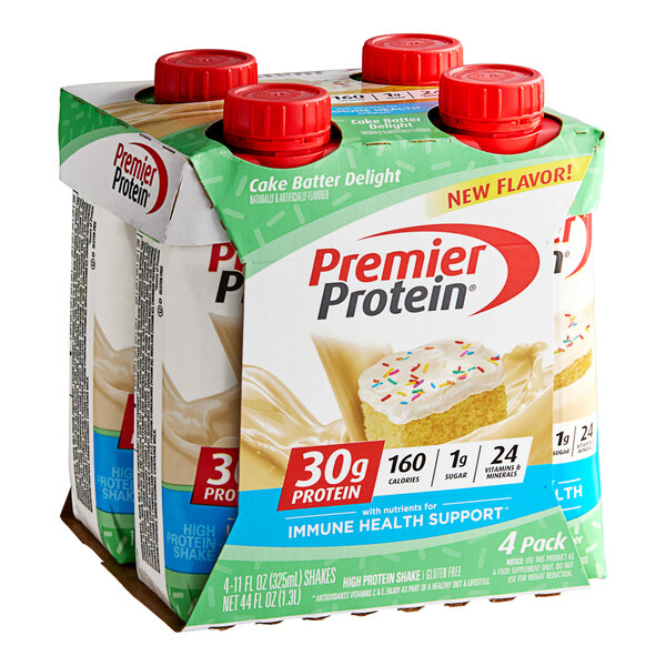 Premier Protein Cake Batter Delight Protein Shake 11 fl. oz. 12/Case