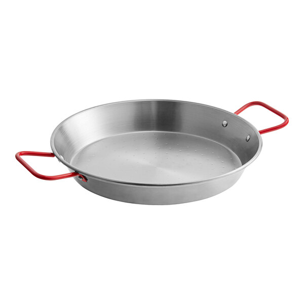 Matfer Bourgeat 11" Polished Carbon Steel Paella Pan 070528
