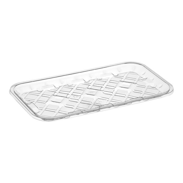 CKF 86617 (10S) 10 3/4" x 5 15/16" x 11/16" Clear PET Plastic Meat