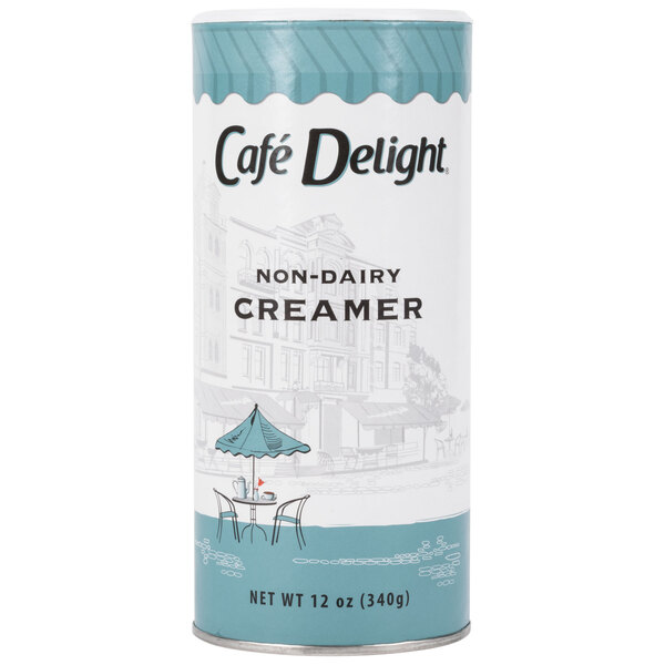 Cafe Delight 12 oz. Non-Dairy Powdered Creamer Canister - 24/Case