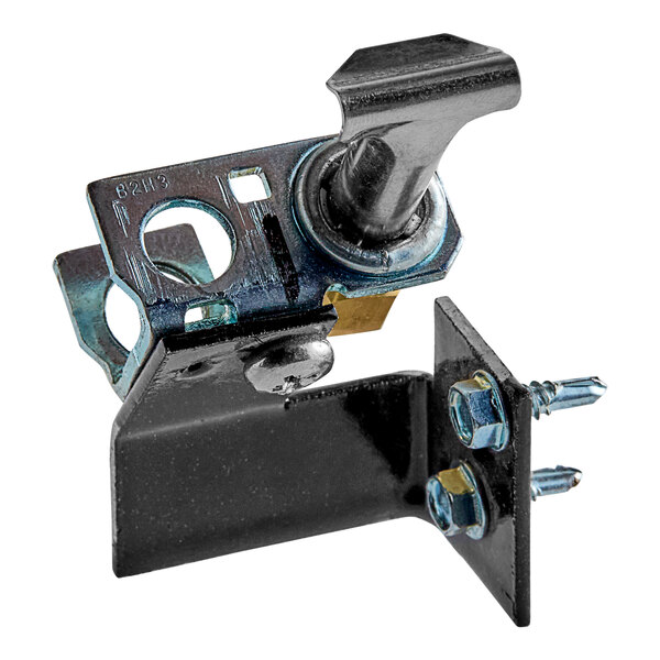 A metal bracket with screws for an Avantco Chef Series CAG thermostatic griddle.