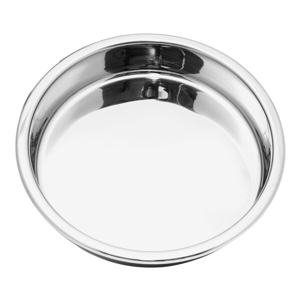 An Eastern Tabletop stainless steel food pan with a white background.